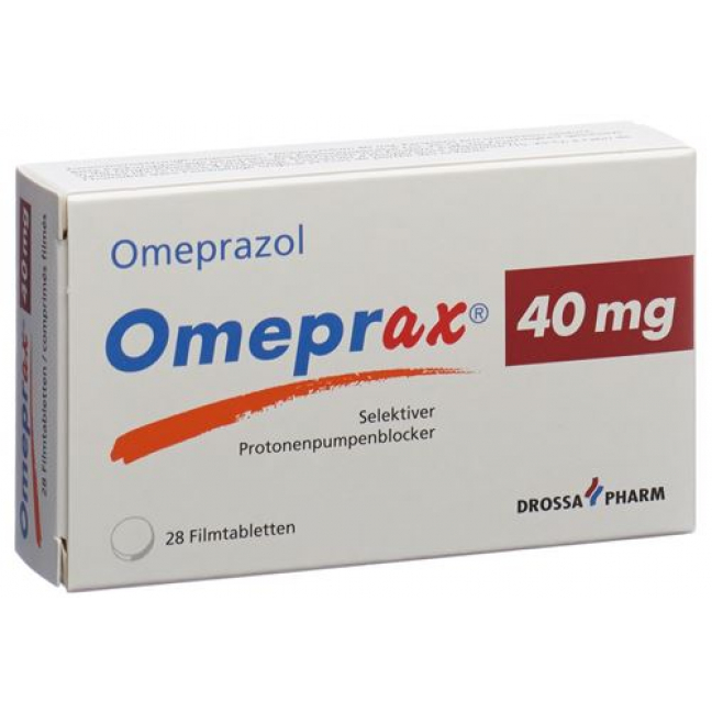 Omeprax 40 mg 28 filmtablets