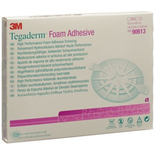 3M Tegaderm Foam Adhesive Schaumkompresse 10x11см Oval 5 штук