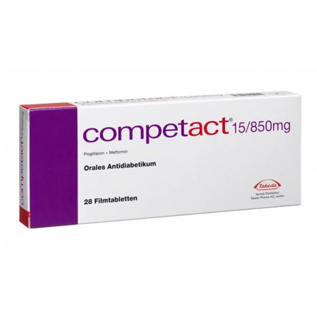 Competact 15/850 mg 98 filmtablets