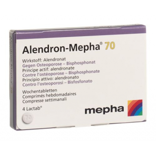 Alendron Mepha 70 mg 3 X 4 Lactabs