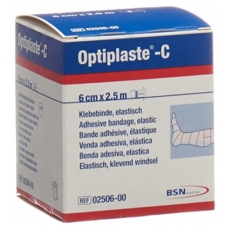 Optiplaste-C Kompressionsbinde 2.5m x 6см