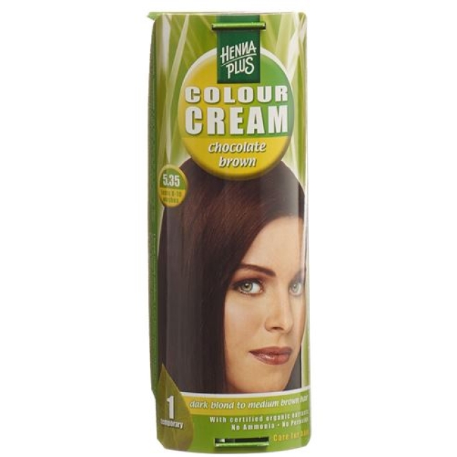 Henna Plus Colour крем 5.35 Chocolat Braun 60г