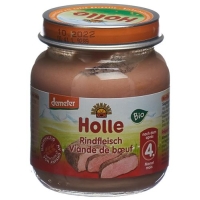 Holle Rindfleisch 4m Bio Glas 125г