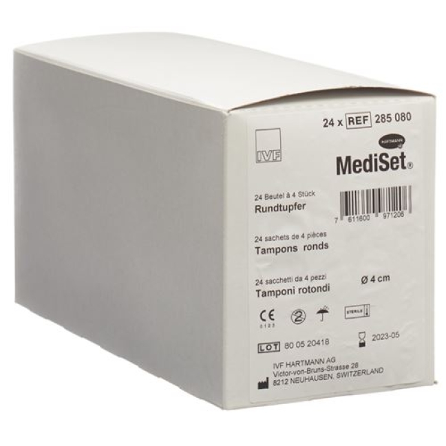 Mediset Rundtupfer 4см 24x 4 штуки