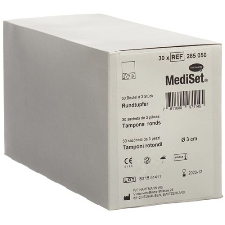 Mediset Rundtupfer 3см 30x 3 штуки