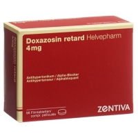 Doxazosin Retard Helvepharm 4 mg 98 tablets Doxazosin Retard Helvepharm 4 mg 98 tablets