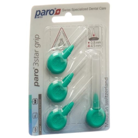 Paro 3Star-Grip 4.5мм Medium Grun Zylin 4 штуки