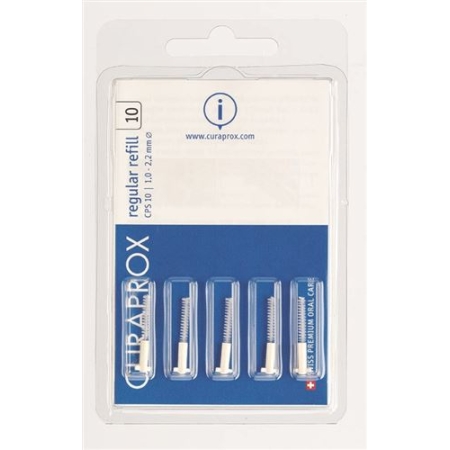 Curaprox 10 Regular Interdental Burste Weiss 5 штук