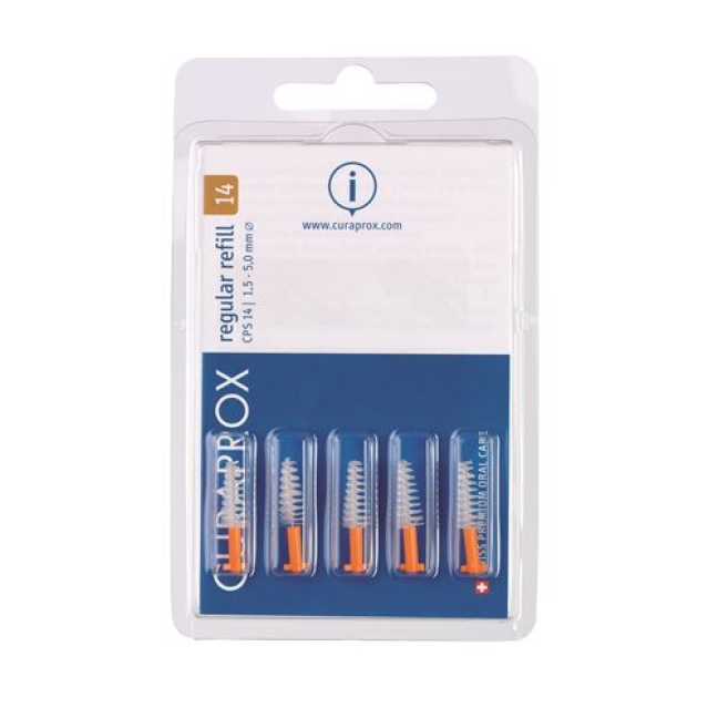 Curaprox 14 Regular Interdental Burste Orange 5 штук