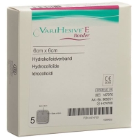 VariHesive E Border Hydrokolloidverband 6x6 / 10x10см 5 штук VariHesive E Border Hydrokolloidverband 6x6 / 10x10см 5 штук