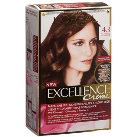 Excellence Color крем 4.3 Goldbraun