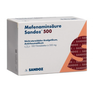 Mefenaminsaeure Sandoz 500 mg 100 tabletten