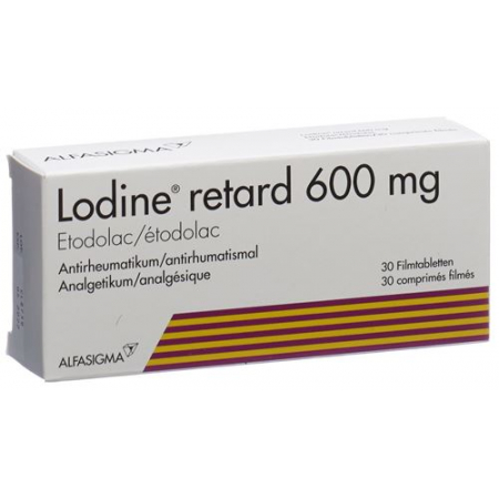 Lodine 600 mg 100 Retard filmtablets