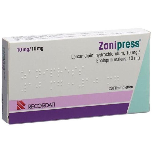 Zanipress 10/10 mg 28 filmtablets