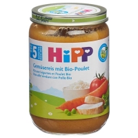 Hipp Gemusereis mit Bio-Poulet Glas 190г Hipp Gemusereis mit Bio-Poulet Glas 190г