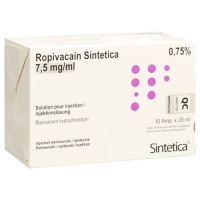 ROPIVACAIN SINTETICA 7.5 MG/ML