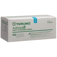 Terumo SurGuard2 Sicherheits-Einmalkanulen 18г 1.2x38мм Rosa 100 штук