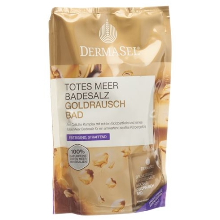 DermaSel Badesalz Gold + 20мл 400г