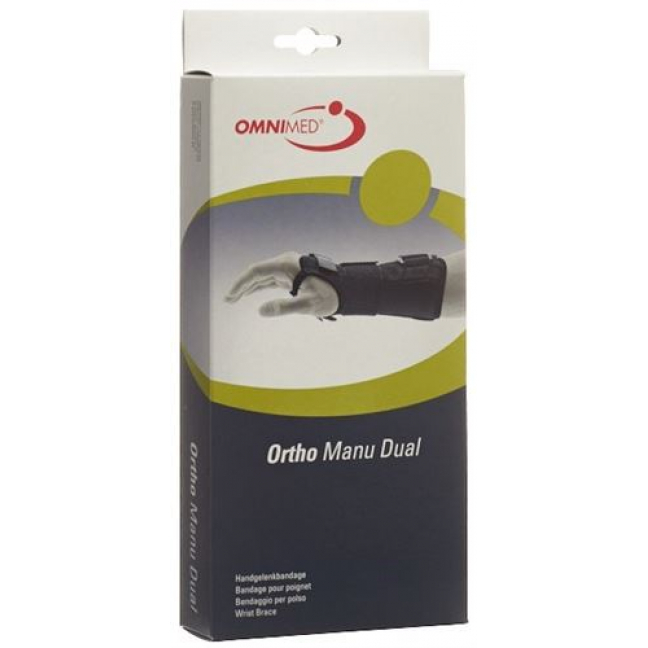 Omnimed Ortho Manu Dual Handgelenkbandage 22см размер S Schwarz