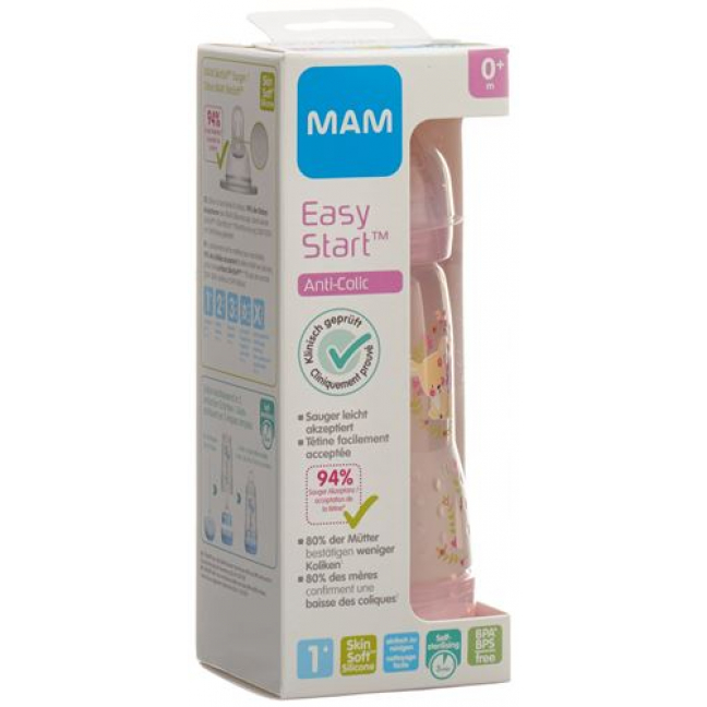 MAM Anti-Colic Schoppenflasche 260мл Girl