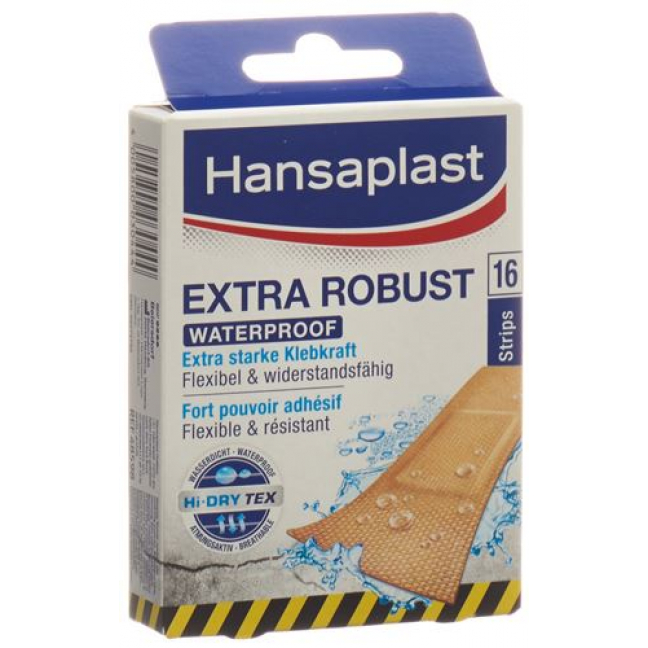 Hansaplast Extra Robust Strips 16 штук