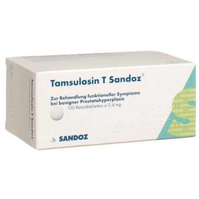 Tamsulosin T Sandoz Retard 0.4 mg 100 tablets