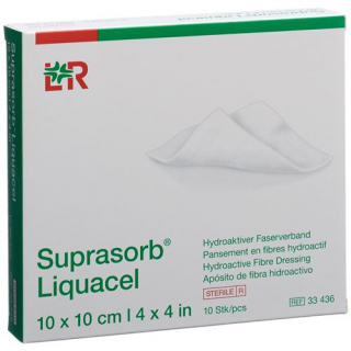 SUPRASORB LIQUACEL 10X10CM