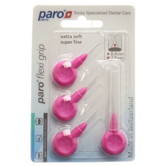 Paro Flexi Grip 2мм Superfine Pink 4 штуки