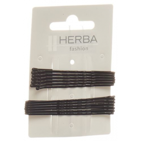 HERBA KLEMME 6+6.5CM SCHWARZ