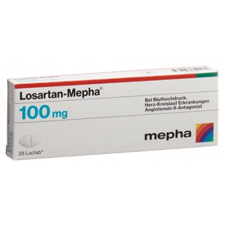 Losartan Mepha 100 mg 28 Lactabs