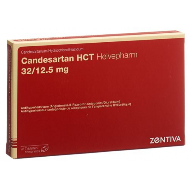 Candesartan HCT Helvepharm 32/12.5 mg 28 tablets