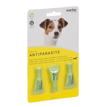 Martec Pet Care Drop On Antiparas Hund -15кг 1мл