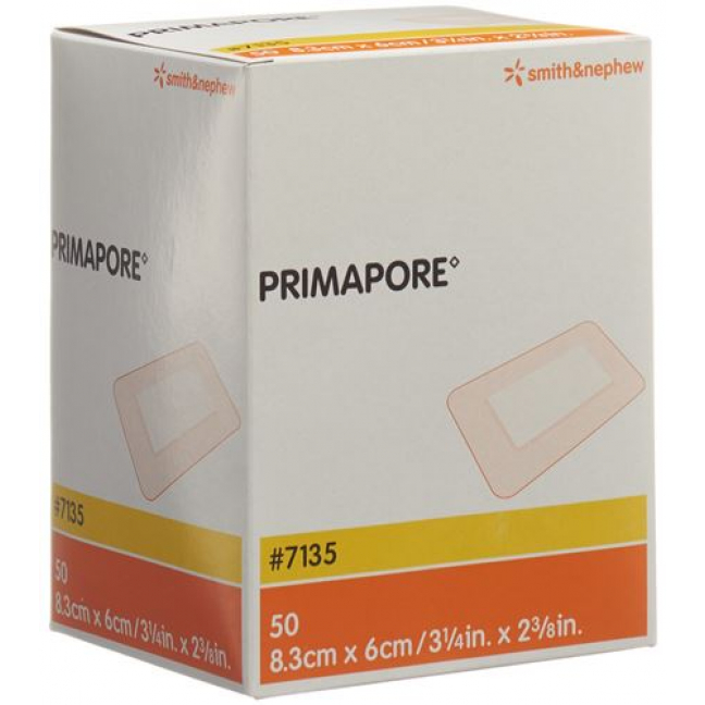 Primapore Wundverband 8.3x6см 50 штук