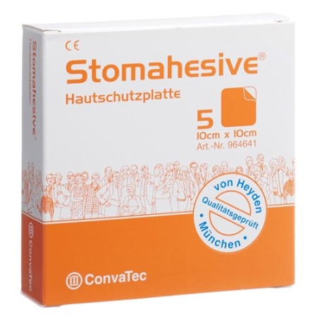 Stomahesive Hautschutzplatten 10x10см 5 штук