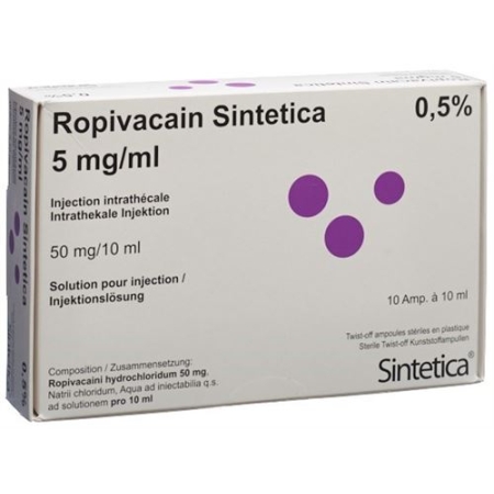 ROPIVACAIN SINTETICA 5 MG/ML