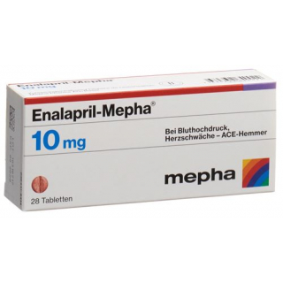 Enalapril Mepha 10 mg 28 tablets