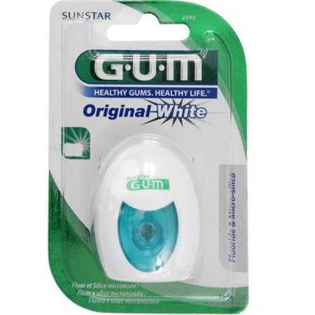 Gum Sunstar Zahnseide 30m Original White