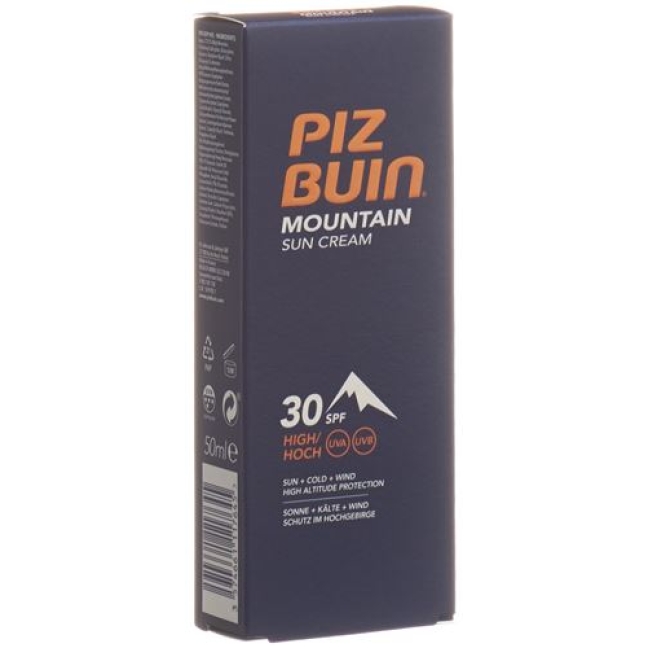 Piz Buin Mountain крем SPF 30 в тюбике 50мл