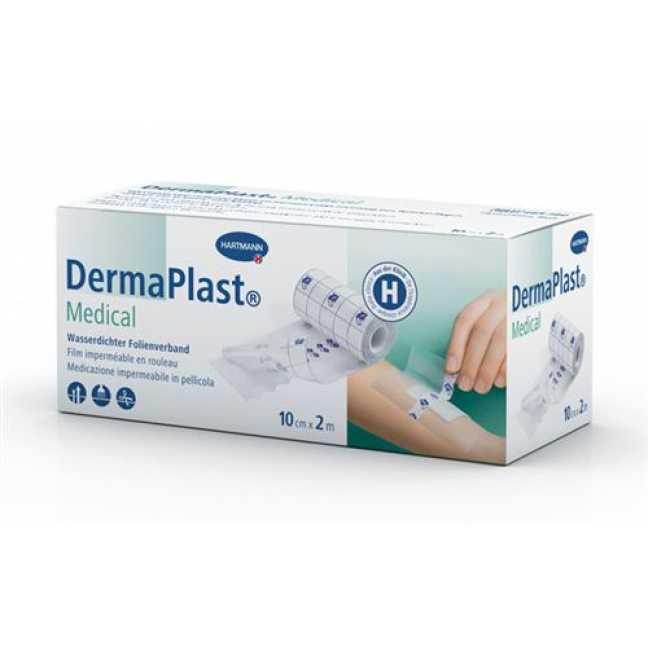 Dermaplast Medical Fixierfolie 10смx2м