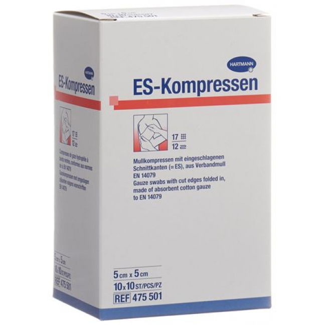 Mediset Es-Kompresse 5x5cm Steril T17 12-fach 100 Stuck