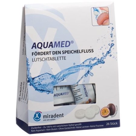 Miradent Aquamed Mundtrockenheits Lutschtabletten 60г