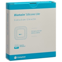 Biatain Silicone Lite Schaumv 5x5см 5 штук Biatain Silicone Lite Schaumv 5x5см 5 штук