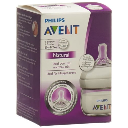 Avent Philips Naturnah-Flasche 60мл Neugeborene