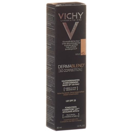 Vichy Dermablend 3D Correction 45 Gold 30мл