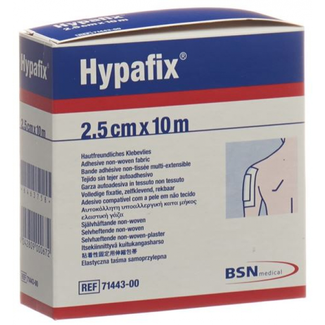 HYPAFIX KLEBEVLIES 2.5CMX10M R