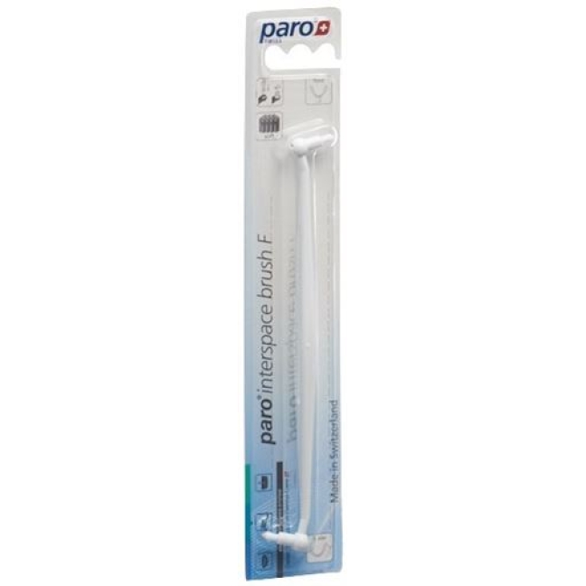 Paro Interspace Burste F Halter Weiss 2 Bursten