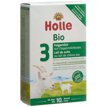 Holle Folgemilch 3 Ziegenmilchbasis Bio 400г