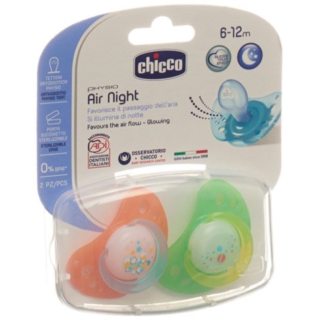 CHICCO PHYS SAUG GLOW 6-12M ID