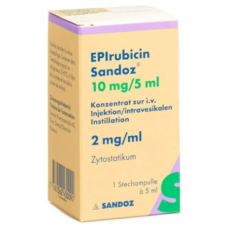 Epirubicin Sandoz 10 mg/5 ml