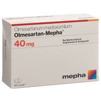 Олмесартан Мефа 40 мг 98 таблеток покрытых оболочкой Олмесартан Мефа 40 мг 98 таблеток покрытых оболочкой